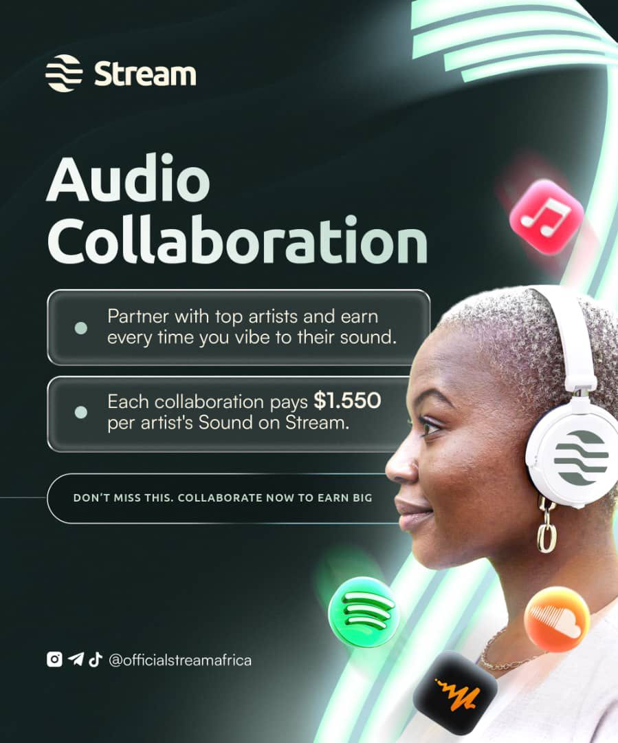 Audio collaboration campaign on STREAM Africa