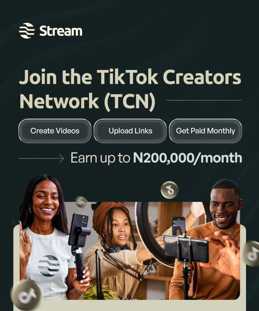 Creator network dashboard on STREAM Africa